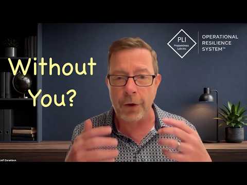 Jeff Donaldson presenting If You Were Gone for 72 Hours, Could Your Business Still Operate?